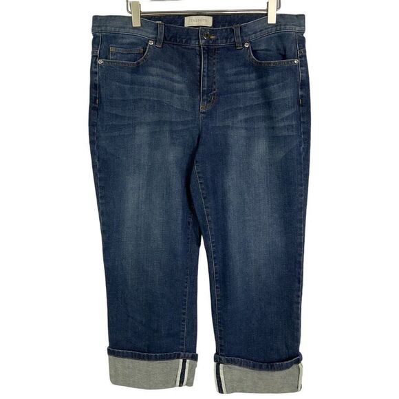 Talbots Denim - Talbots Outlet Women's Cuffed Denim Jeans Size 12